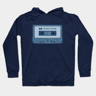 Analog Music (Blue Cassette Tape) Hoodie